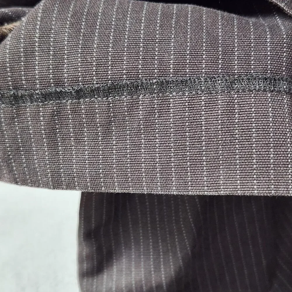 Banana Republic Pants Mens 36x30 Brown Pinstripe Chino Classic Actual 36x26
